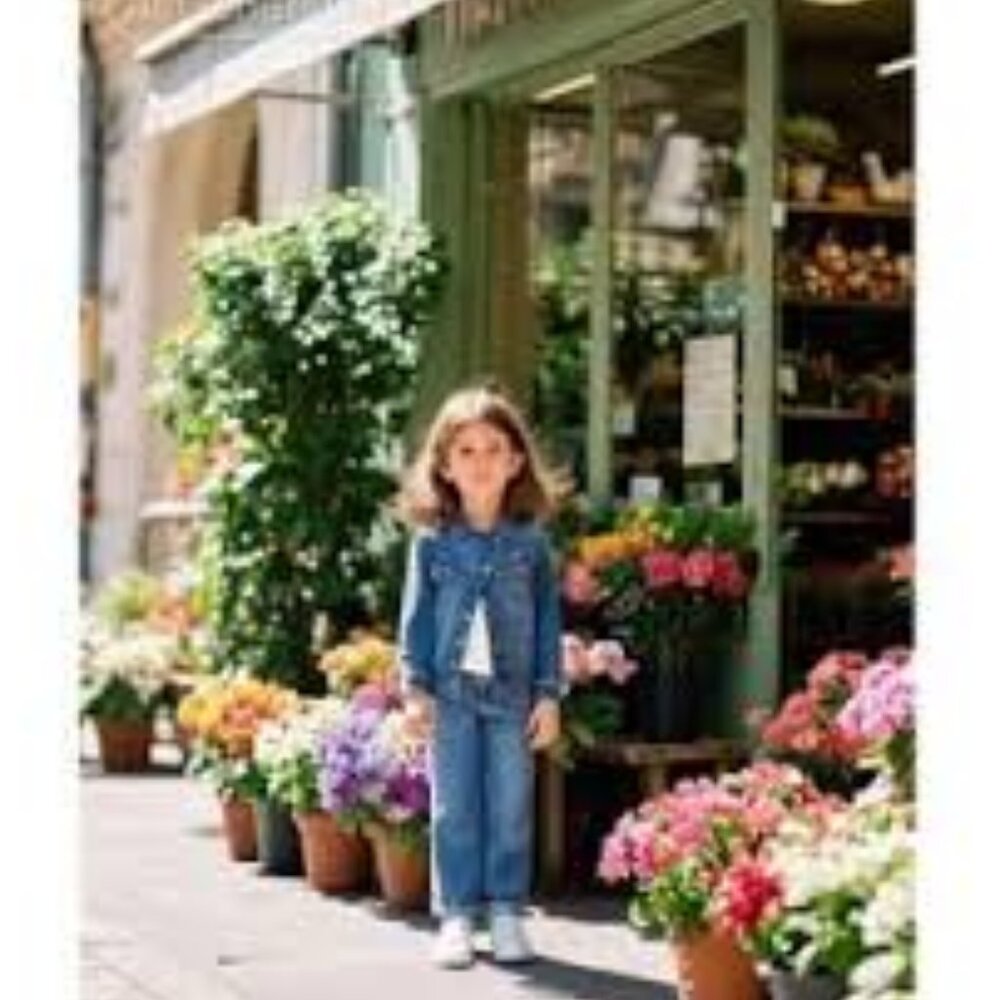 NWT: Gap × Cult Gaia Kids Asymmetrical Denim Jacket